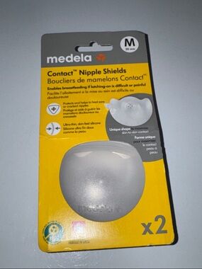 Brand New In Package. Medela Contact Nipple Shields Pack of 2